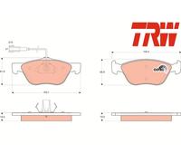 FRONT BRAKE PAD SET DISC BRAKE FITS: LANCIA DELTA MK II 2.0 16V TURBO .LANCIA