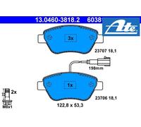 ATE 13.0460-3818.2 Brake pad set