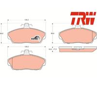 FRONT BRAKE PAD SET DISC BRAKE FITS: LAND ROVER FREELANDER I 1.8 I 16V 4X4/2.
