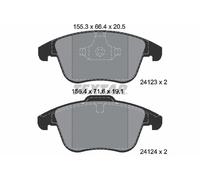 FRONT BRAKE PAD SET DISC BRAKE FITS: LAND ROVER LR2 2.2 ED4/2.2 TD4 4X4/2.2 S