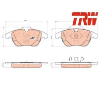 FRONT BRAKE PAD SET DISC BRAKE FITS: LAND ROVER RANGE ROVER EVOQUE 2.2 D/2.2