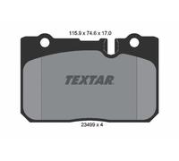 FRONT BRAKE PAD SET DISC BRAKE FITS: LEXUS LS SEDAN 400 .LEXUS LS II 400 .TOY