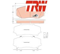 FRONT BRAKE PAD SET DISC BRAKE FITS: MAZDA CX-7 SUV 2.5 MZR /2.2 MZR-CD AWD/2