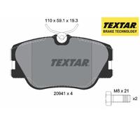 FRONT BRAKE PAD SET DISC BRAKE FITS: MERCEDES-BENZ 190 SEDAN E 2.3-16/E 2.3-1