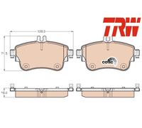FRONT BRAKE PAD SET DISC BRAKE FITS: MERCEDES-BENZ B-CLASS SPORTS TOURER B 18