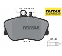 FRONT BRAKE PAD SET DISC BRAKE FITS: MERCEDES-BENZ C-CLASS C 200 D /C 220 D /