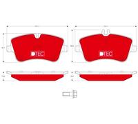 FRONT BRAKE PAD SET DISC BRAKE FITS: MERCEDES-BENZ C-CLASS T-MODEL C 220 CDI