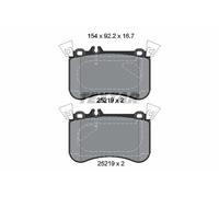 FRONT BRAKE PAD SET DISC BRAKE FITS: MERCEDES-BENZ CLA COUPE CLA 45 AMG 4-MAT