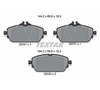 FRONT BRAKE PAD SET DISC BRAKE FITS: MERCEDES-BENZ GLA-CLASS GLA 200 /GLA 220