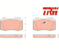 FRONT BRAKE PAD SET DISC BRAKE FITS: MERCEDES-BENZ M-CLASS ML 320 /ML 430 /ML