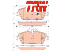 FRONT BRAKE PAD SET DISC BRAKE FITS: MINI MINI ESPORTIVO ONE D/COOPER/COOPER