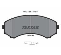 FRONT BRAKE PAD SET DISC BRAKE FITS: MITSUBISHI EXPO / LRV 3.8/3.8 4WD.MITSUB