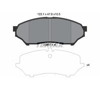 FRONT BRAKE PAD SET DISC BRAKE FITS: MITSUBISHI PAJERO MINI I 0.7 /0.7 4WD /0