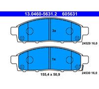 FRONT BRAKE PAD SET DISC BRAKE FITS: MITSUBISHI TRITON 3.5 4WD /2.5 DI-D /3.5