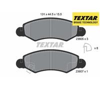 FRONT BRAKE PAD SET DISC BRAKE FITS: OPEL VAUXHALL AGILA 1.0 12V /1.2 16V /1.