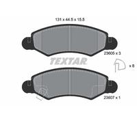 FRONT BRAKE PAD SET DISC BRAKE FITS: OPEL VAUXHALL AGILA 1.0 12V /1.2 16V /1.