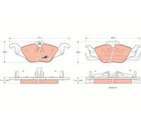 FRONT BRAKE PAD SET DISC BRAKE FITS: OPEL VAUXHALL ASTRA G HATCHBACK 1.2 16V