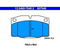 FRONT BRAKE PAD SET DISC BRAKE FITS: OPEL VAUXHALL CORSA A TR 1.0 /1.2 S /1.2