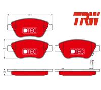 FRONT BRAKE PAD SET DISC BRAKE FITS: OPEL VAUXHALL CORSA D 1.4 /1.0 /1.4 LPG