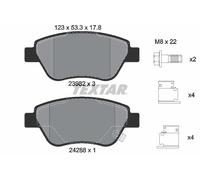 FRONT BRAKE PAD SET DISC BRAKE FITS: OPEL VAUXHALL CORSA D 1.4 /1.0 /1.4 LPG