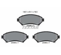 FRONT BRAKE PAD SET DISC BRAKE FITS: OPEL VAUXHALL SINTRA 2.2 I 16V /3.0 I 24