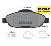 FRONT BRAKE PAD SET DISC BRAKE FITS: PEUGEOT 308 I 1.6 BIOFLEX/1.4 16V/1.6 16