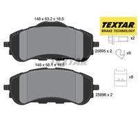 FRONT BRAKE PAD SET DISC BRAKE FITS: PEUGEOT 308 II 1.6 THP/1.6 THP 125/1.2 V