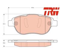 FRONT BRAKE PAD SET DISC BRAKE FITS: PEUGEOT PARTNER ESCAPADE MPV 2.0 HDI/1.6