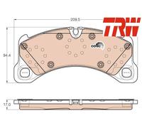 FRONT BRAKE PAD SET DISC BRAKE FITS: PORSCHE CAYENNE 4.8 TURBO/3.0 DIESEL/3.0