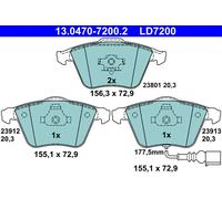 ATE 13.0470-7200.2 Brake pad set