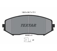 FRONT BRAKE PAD SET DISC BRAKE FITS: SUZUKI GRAND VITARA II WAGON HARDTOP 2.7