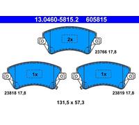 ATE 13.0460-5815.2 Brake pad set