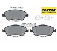 FRONT BRAKE PAD SET DISC BRAKE FITS: TOYOTA COROLLA SALOON 2.0 VVTI FLEX /1.4