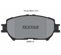 FRONT BRAKE PAD SET DISC BRAKE FITS: TOYOTA ISIS 2.0 VVTI /1.8 VVTI /1.8 VVTI