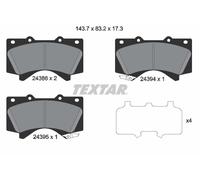 FRONT BRAKE PAD SET DISC BRAKE FITS: TOYOTA LAND CRUISER 4.6 V8 /5.7 V8 /4.5