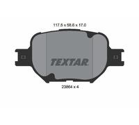 FRONT BRAKE PAD SET DISC BRAKE FITS: TOYOTA VEROSSA 2.5 VVTI /2.0 VVTI /2.0 V