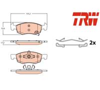 FRONT BRAKE PAD SET DISC BRAKE FITS: VAUXHALL CORSA MK IV 1.2/1.4/1.0/1.3 CDT