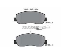 FRONT BRAKE PAD SET DISC BRAKE FITS: VAUXHALL MOVANO MK II CHASSIS/CAB 2.3 CD