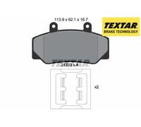 FRONT BRAKE PAD SET DISC BRAKE FITS: VOLVO 740 SALOON 2.3/2.4 DIESEL/2.3 TURB