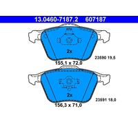 FRONT BRAKE PAD SET DISC BRAKE FITS: VOLVO S80 I SEDAN 2.9/T6/2.4/2.0 T/2.5 T