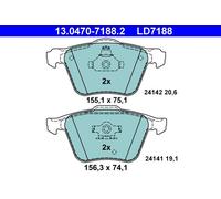 Brake pads 13.0470-7188.2 ATE for VOLVO XC90 I