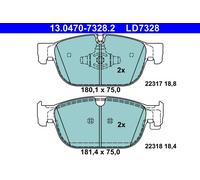 FRONT BRAKE PAD SET DISC BRAKE FITS: VOLVO XC90 II D5 AWD/D4/D4 AWD/T5 AWD/B5