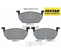 FRONT BRAKE PAD SET DISC BRAKE FITS: VW GOLF VII VARIANT 1.6 TDI/1.4 TGI CNG/