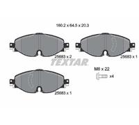 FRONT BRAKE PAD SET DISC BRAKE FITS: VW GOLF VII VARIANT 2.0 TDI 4MOTION/1.6