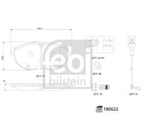 FRONT BRAKE PAD SET DISC BRAKE FITS: VW MULTIVAN T6 2.0 TDI/2.0 TDI 4MOTION.V