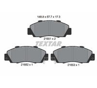 Genuine OE Textar Brake Pads Full Set Of 4 Front / Rear 2165101