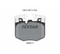 TEXTAR 2242501 Brake pad set