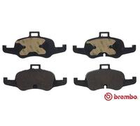 BREMBO P85160 Brake Pad Set Front Without Accessories 89mm Height Fits Audi TT