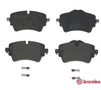 Brembo Brake Pad Set P06092 Front - 4x Pads, Wear Indicator, with Caliper Screws
