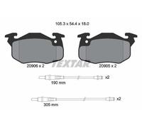 Brake Pads Set 2090603 Front Textar 425091 425092 425102 425120 425127 425165